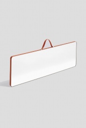 Ruban Mirror Rectangular Red